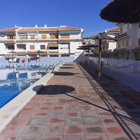 Apartamento Santa Pola, En Playa Del Tamarit Con Piscina. Bagian luar foto