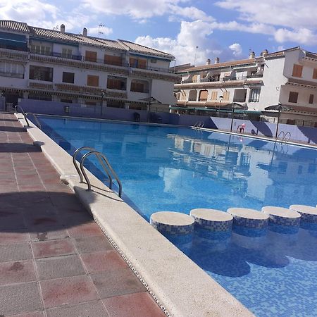 Apartamento Santa Pola, En Playa Del Tamarit Con Piscina. Bagian luar foto
