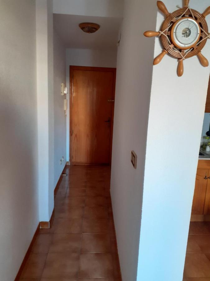 Apartamento Santa Pola, En Playa Del Tamarit Con Piscina. Bagian luar foto