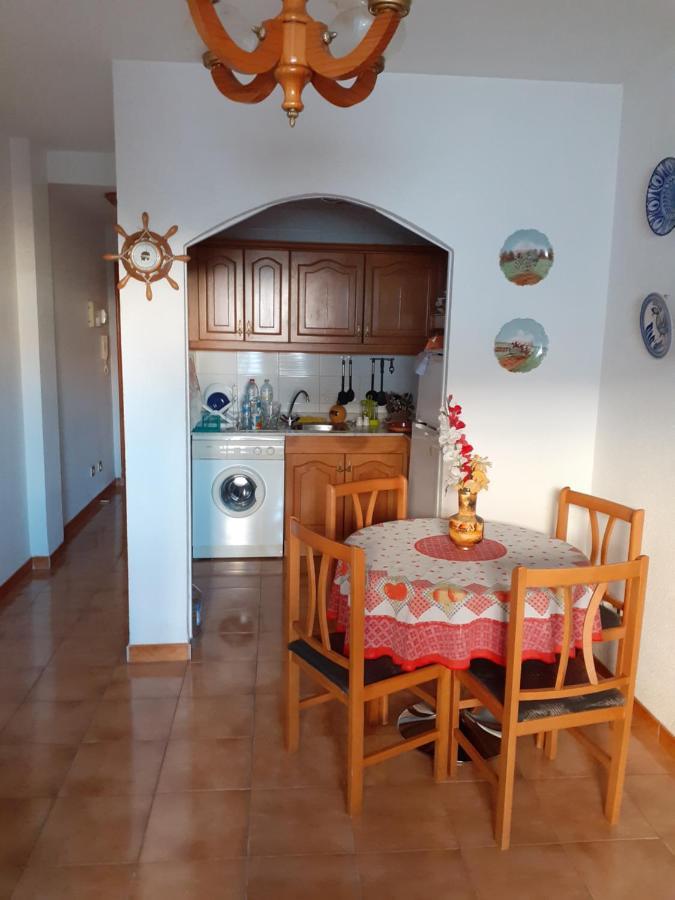 Apartamento Santa Pola, En Playa Del Tamarit Con Piscina. Bagian luar foto