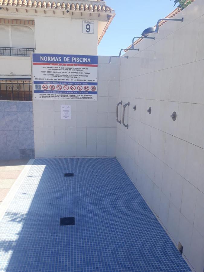 Apartamento Santa Pola, En Playa Del Tamarit Con Piscina. Bagian luar foto