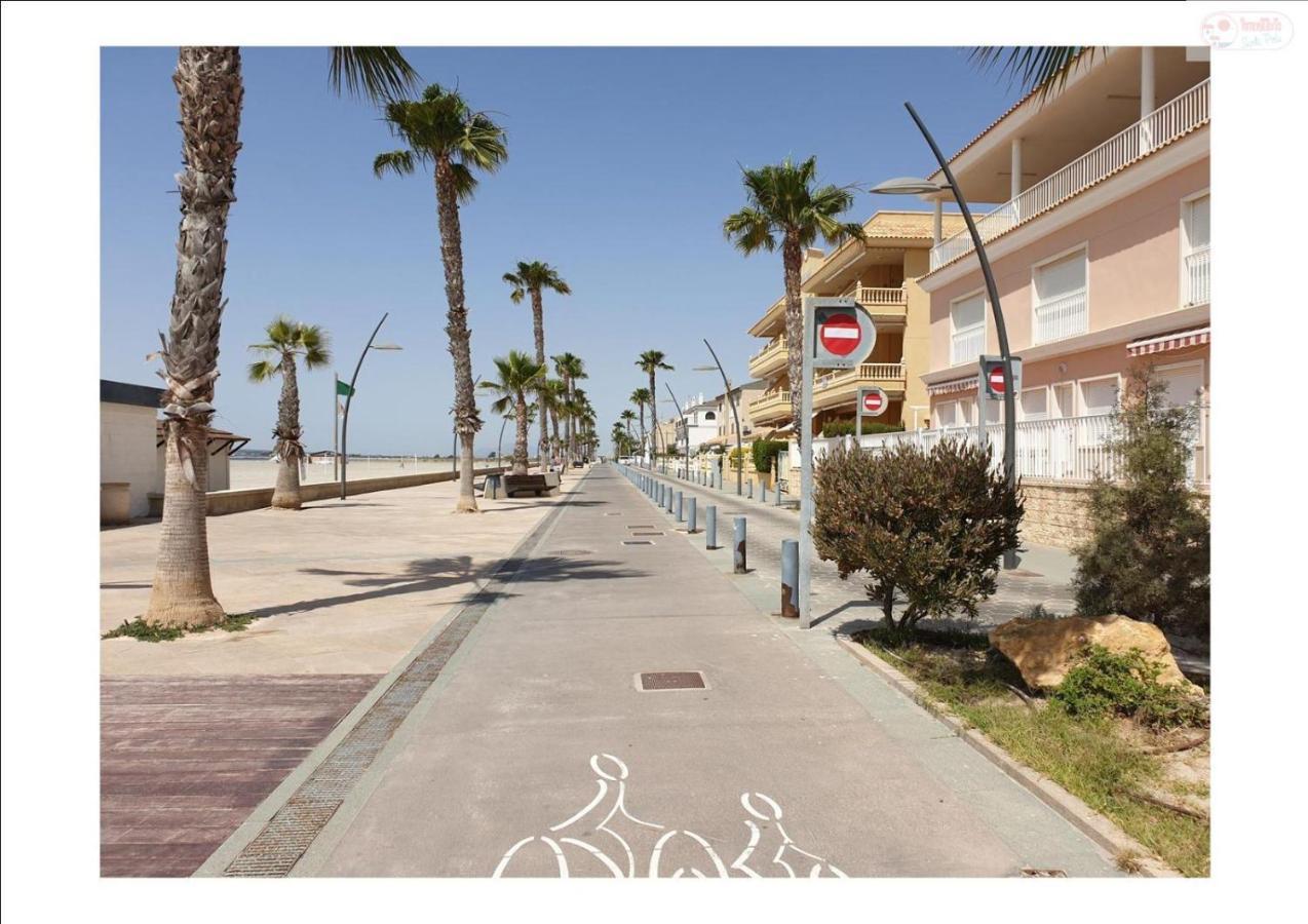 Apartamento Santa Pola, En Playa Del Tamarit Con Piscina. Bagian luar foto