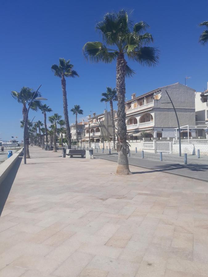 Apartamento Santa Pola, En Playa Del Tamarit Con Piscina. Bagian luar foto