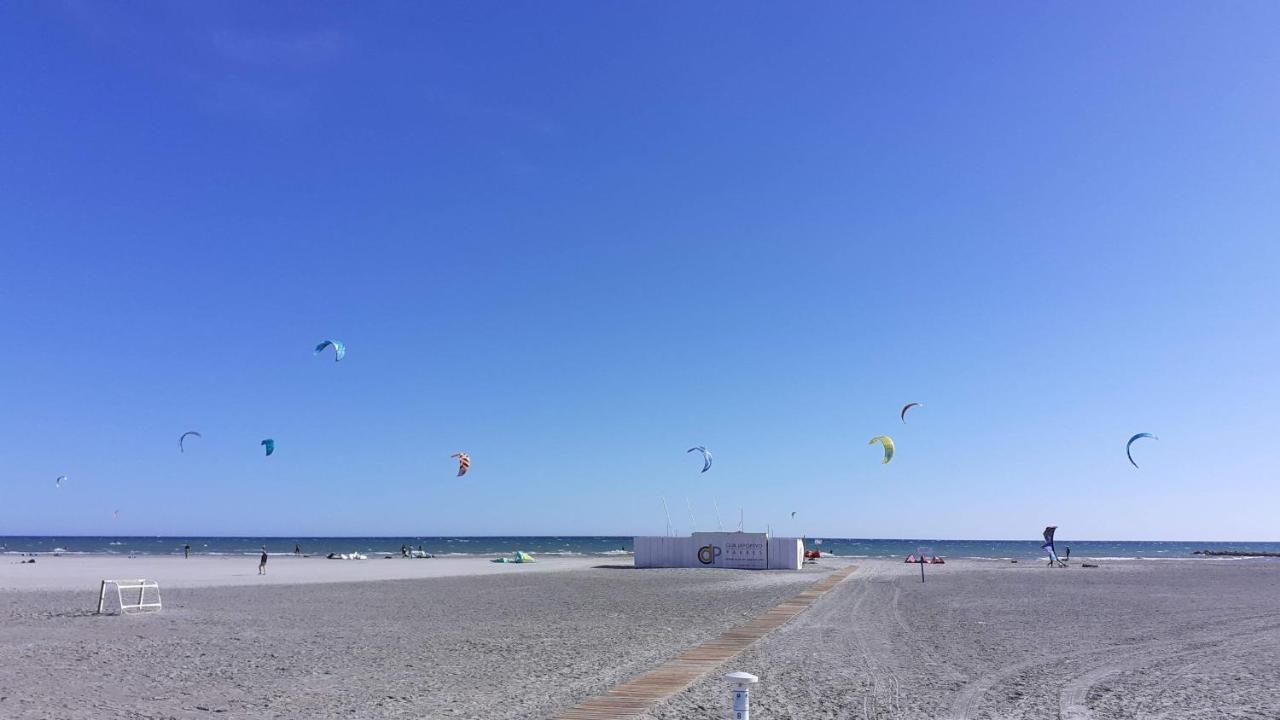 Apartamento Santa Pola, En Playa Del Tamarit Con Piscina. Bagian luar foto