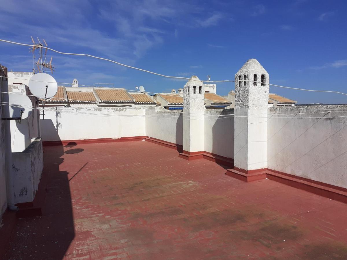 Apartamento Santa Pola, En Playa Del Tamarit Con Piscina. Bagian luar foto