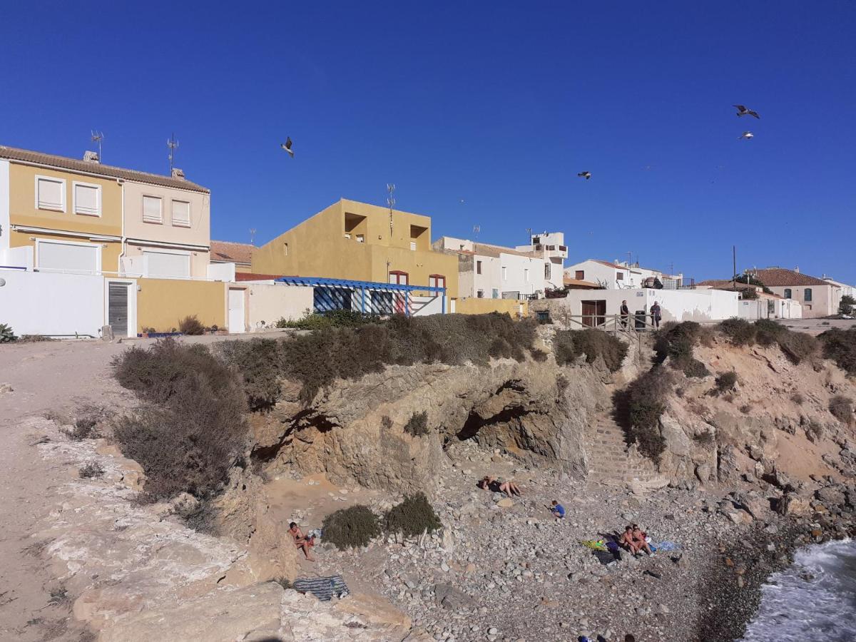Apartamento Santa Pola, En Playa Del Tamarit Con Piscina. Bagian luar foto