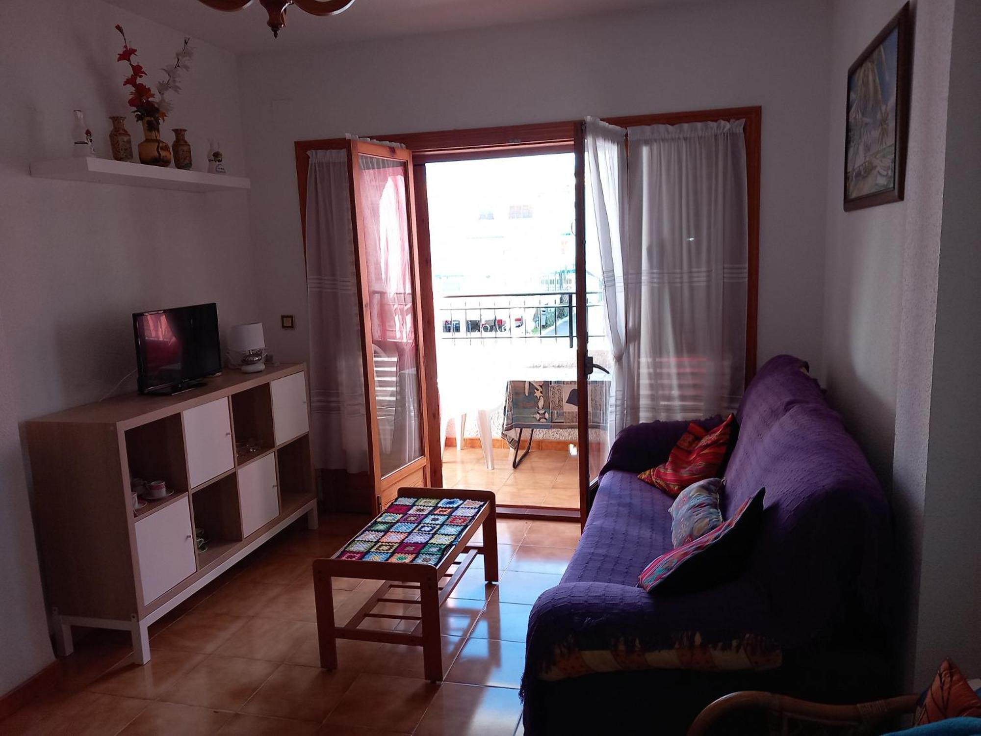 Apartamento Santa Pola, En Playa Del Tamarit Con Piscina. Bagian luar foto