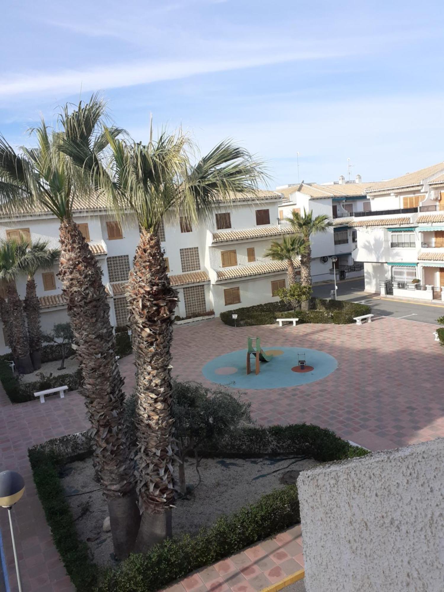 Apartamento Santa Pola, En Playa Del Tamarit Con Piscina. Bagian luar foto