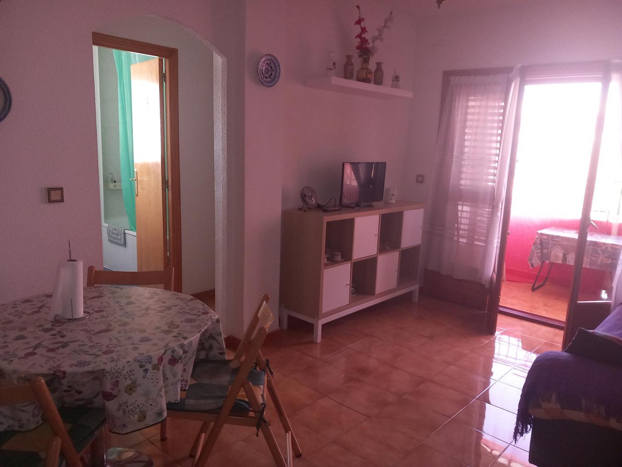 Apartamento Santa Pola, En Playa Del Tamarit Con Piscina. Bagian luar foto