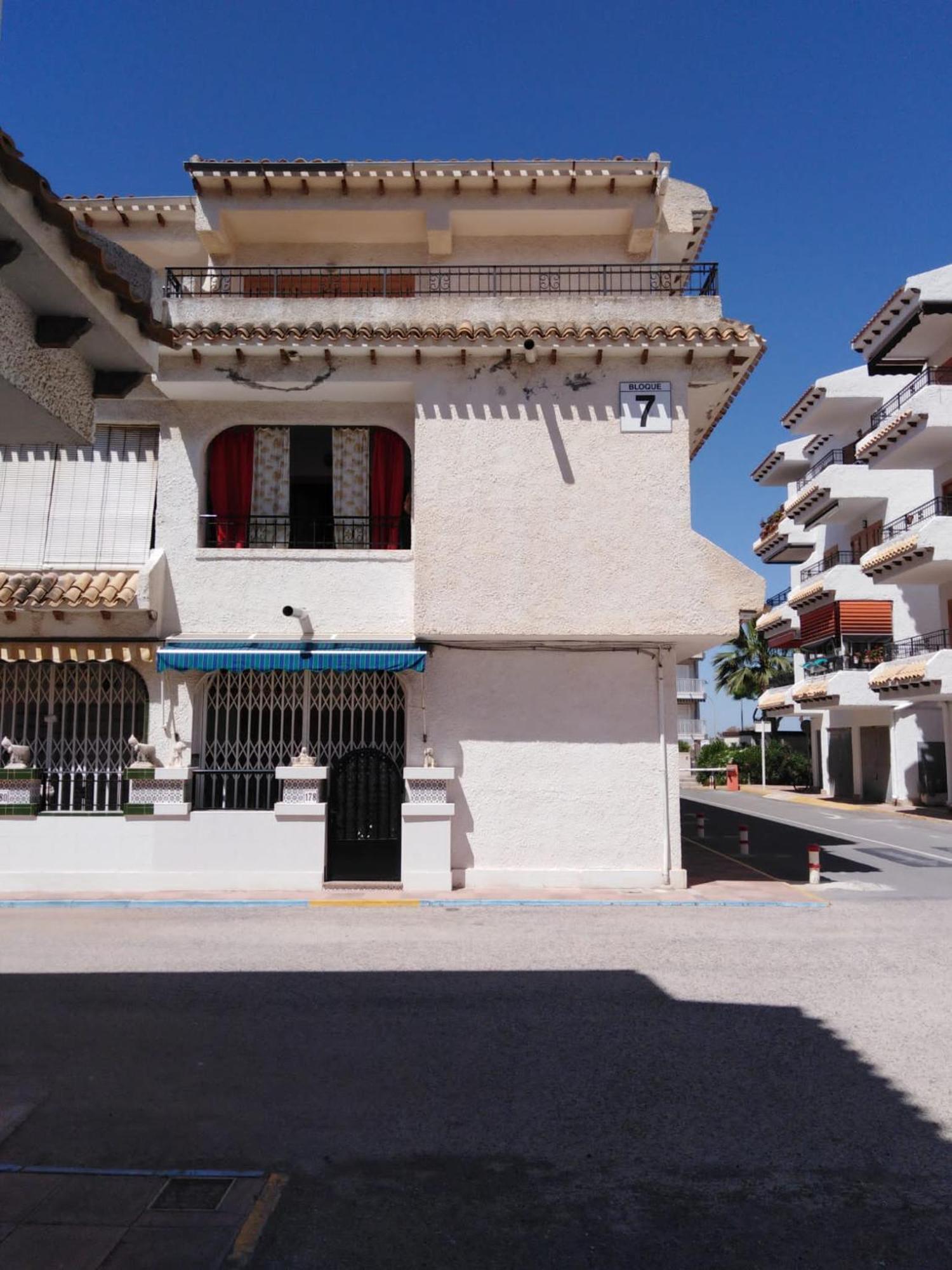 Apartamento Santa Pola, En Playa Del Tamarit Con Piscina. Bagian luar foto