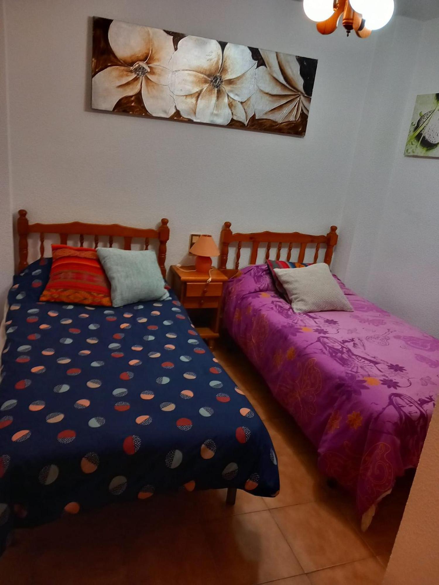 Apartamento Santa Pola, En Playa Del Tamarit Con Piscina. Bagian luar foto